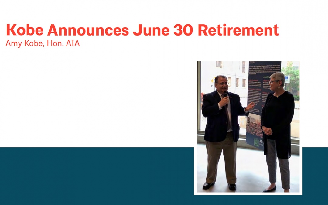 Amy Kobe Announces June 30 Retirement